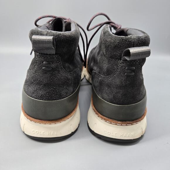 COLE HAAN GRAND SPORT RUGGED CHUKKA SUEDE BOOTS GREEN GREY SHOES MEN'S US 12 M - Picture 6 of 11